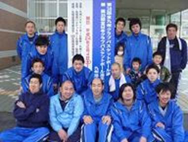 中央保険サービス バスケットチーム 集合写真